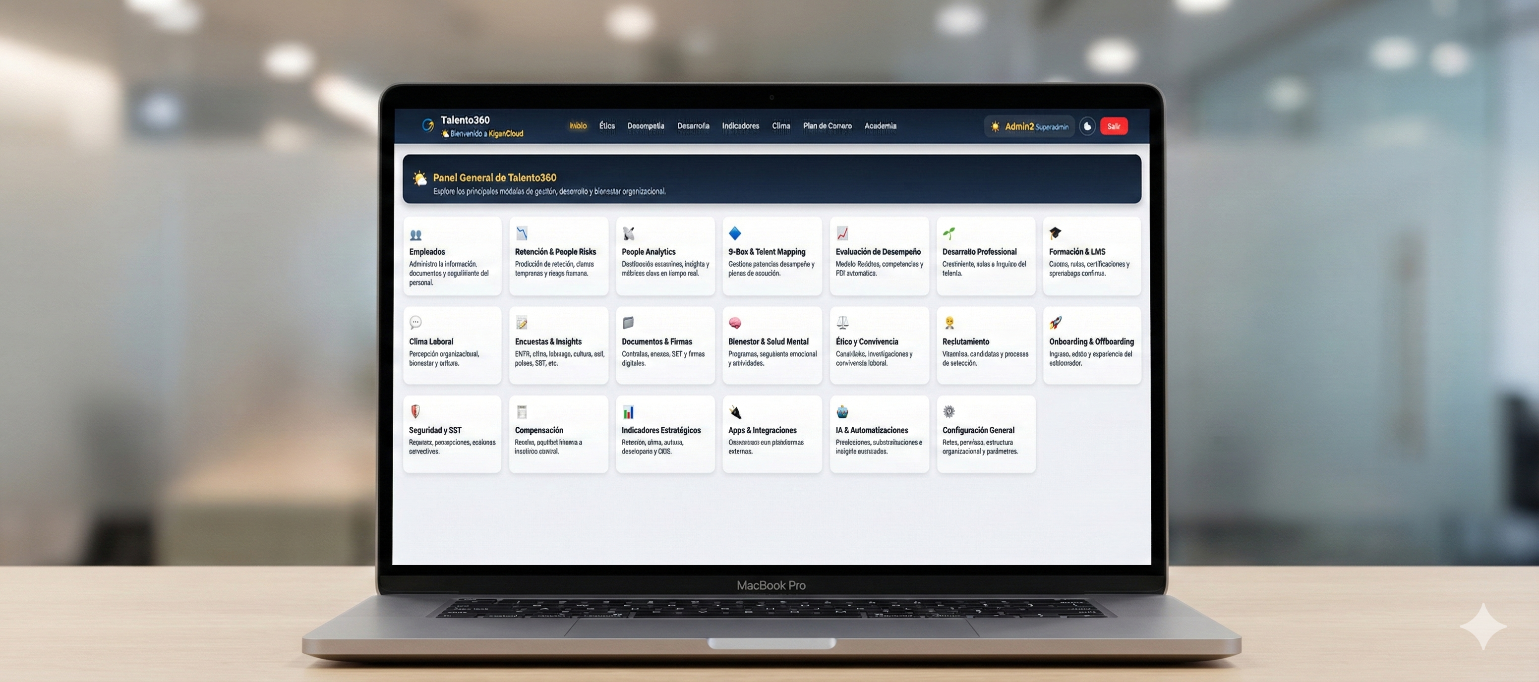 Dashboard Real Talento360